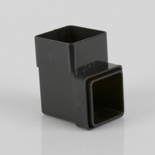 SQUARE PIPE BEND 92DEG 65MM BLACK BR508 BRETT