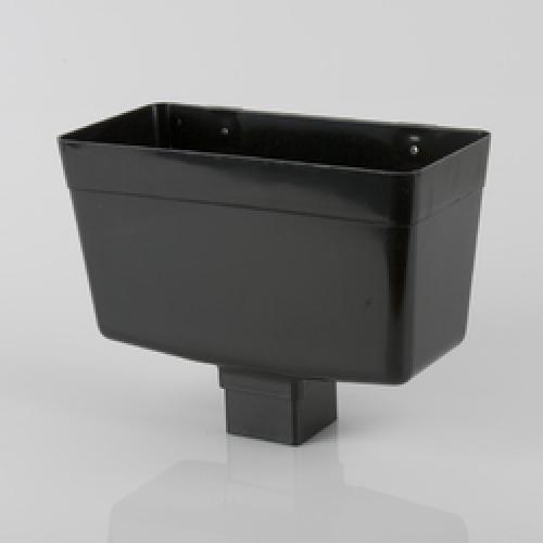 SQUARE PIPE HOPPER HEAD 65MM BLACK BR311B BRETT