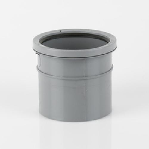 SOIL PIPE END SOCKET 110MM GREY BS432G BRETT