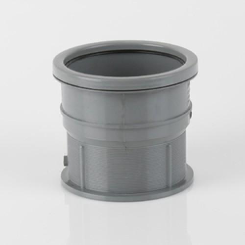 SOIL DRAIN CONNECTOR 110MM GREY BS434G BRETT