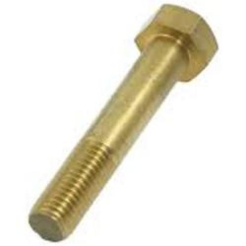 HEX BOLT BRASS 1/4 W X 1.1/2  