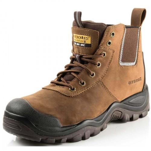 SAFETY BOOT SIZE 11 BROWN HYBRIDZ BHYB2BR BUCKLER