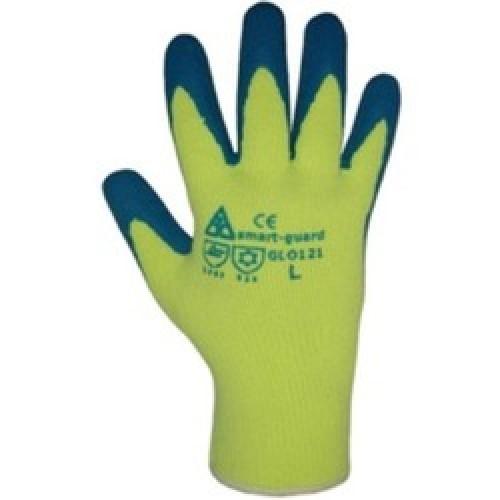 BUILDERS THERMO STAR WINTER GLOVES HI VIS BLUE L SIZE 9