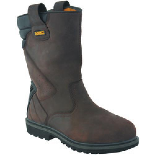 SAFETY BOOT RIGGER SIZE 9 BROWN DEWALT