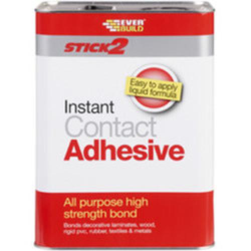 ADHESIVE ALL PURPOSE CONTACT BOND 5 LITRE STICK 2 EVERBUILD