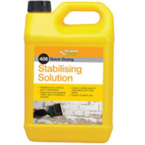 STABILISING SOLUTION FOR WALLS 5 LITRE 406 EVERBUILD