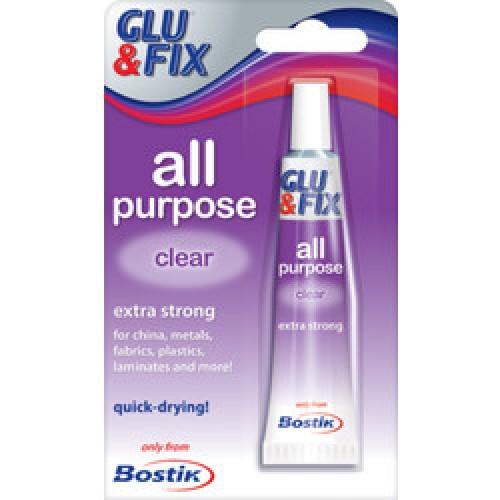 ADHESIVE ALL PURPOSE CLEAR TUBE 50ML BOSTIK