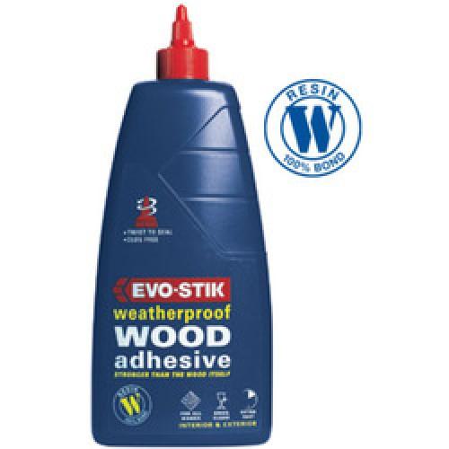 ADHESIVE FOR WOOD WEATHERPROOF 1 LITRE RESIN W EVOSTIK