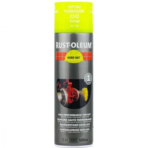 SPRAY PAINT FLUORESCENT YELLOW 500 ML 2242 RUSTOLEUM