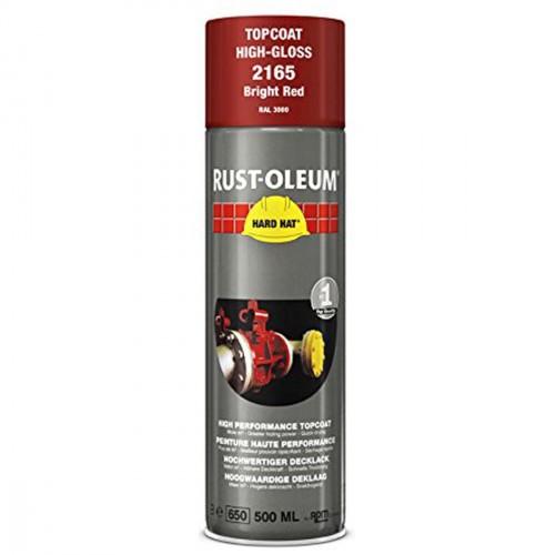 SPRAY PAINT TOPCOAT HARD HAT RED 2165 RUSTOLEUM