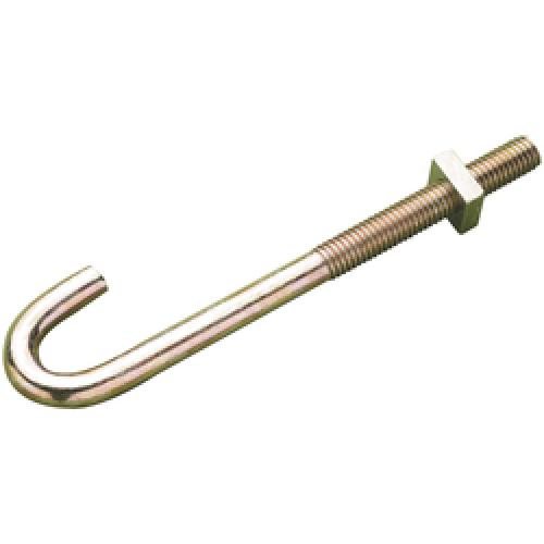 HOOK BOLT/NUT BZP M8 X 140  