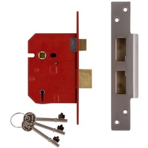 MORTICE LOCK BS 5 LEVER BRASS 2.1/2" Y2234E-PL UNION