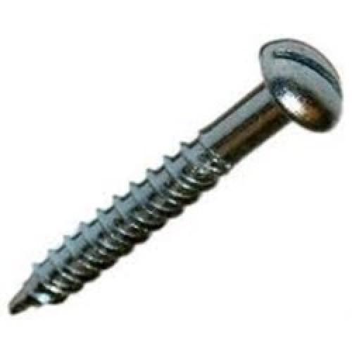 nla ROUND HEAD WOODSCREW SLOTTED BZP 8 X 1.1/4