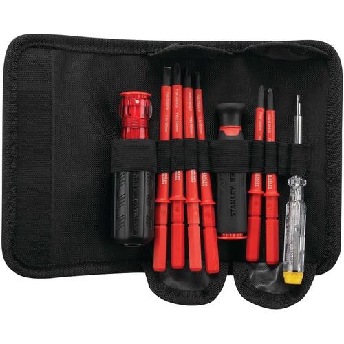 VDE MULTI-BIT SCREWDRIVER SET 10 PIECE 066426 STANLEY