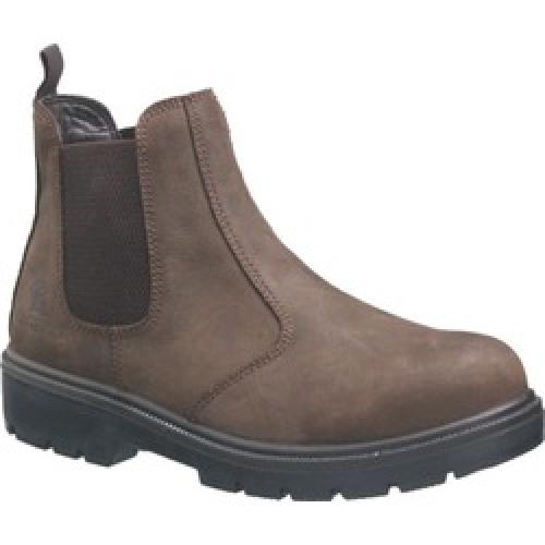 SAFETY BOOT SIZE 8 DEALER BROWN 9552 TUFFKING