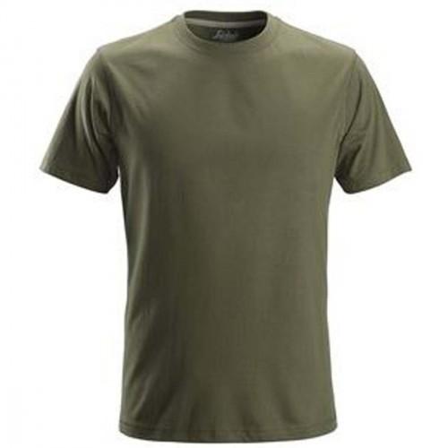 T SHIRT LARGE 3900 GREEN 2502 SNICKERS