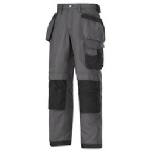 TROUSER 3214 5804 48 33"WX32"L CANVAS GREY BLACK HOLS POCK