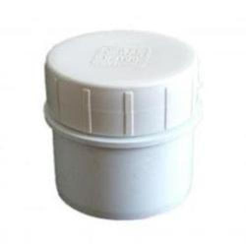 SOLVENT WELD WASTE ACCESS PLUG 50MM WHITE W3190W BRETT