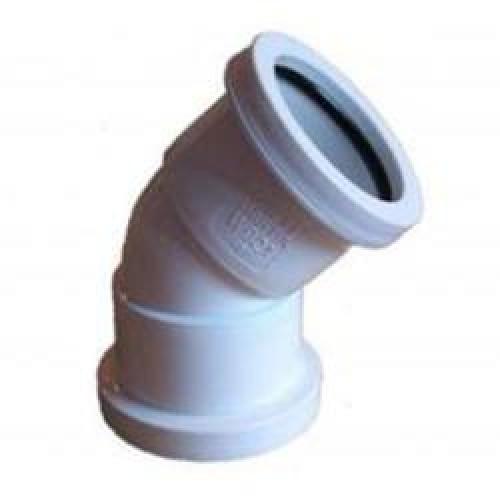 WASTE ELBOW 135DEG 40MM WHITE W921W BRETT