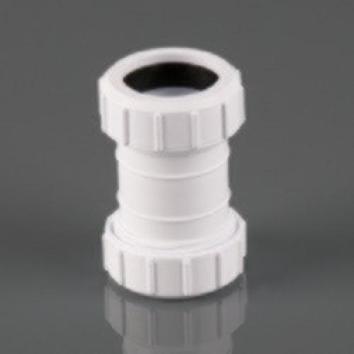 COMPRESSION WASTE CONNECTOR 32MM WHITE S28M MCALPINE