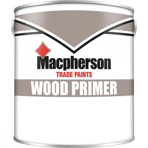WOOD PRIMER WHITE OIL BASED 5L MACPHERSON