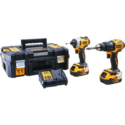 18V COMBI & IMPACT DRILL 2X5AH LIION BRUSHLESS DEWALT