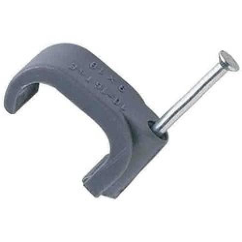 CABLE CLIP GREY TC9 X 18  