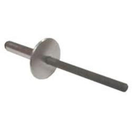 POP RIVET L.HEAD ALUM 4.8 X 16 M.T=9.5-12.0MM DRILL=4.9-5.0MM