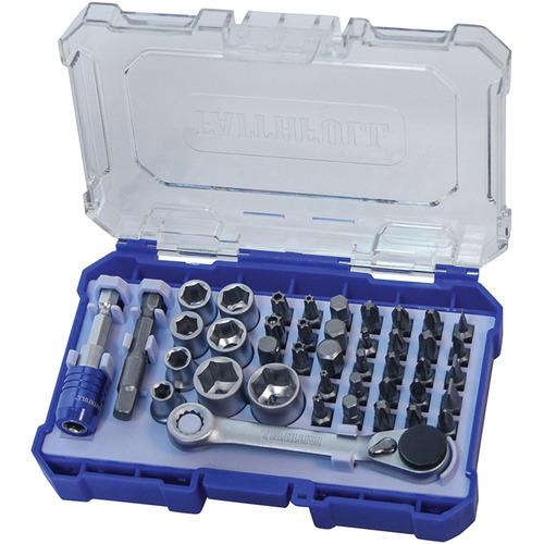 SCREWDRIVER BIT & 1/4" SOCKET SET 42 PIECE FAITHFULL Twiggs