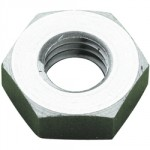 HEX LOCK NUT BZP M20 HALF  