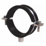 54MM RUBBER LINED PIPE CLIP M8/M10 FEMALE THREAD (54)