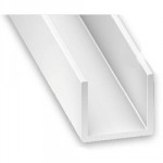 WHITE PLASTIC CHANNEL 18 X 10 X 1 MM 2 METRE 2003-68272