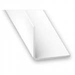 WHITE PLASTIC ANGLE 25 X 25 X 1 MM 2 METRE 2003-68560