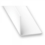 WHITE PLASTIC ANGLE 10 X 10 X 1MM 1 METRE 2002-68530
