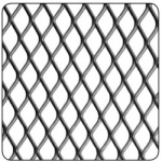 ALUM DIAMOND MESH PANEL 250 X 500MM 10 X 5MM 2016-3520