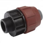 MDPE BARRIER TO MI CONNECTOR 25MM X 3/4 BSP 2702 PLASSON