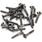 CSK WOODSCREW SLOTTED PEWTER 8 X 1 PACK OF 25