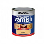 VARNISH CLEAR GLOSS 250 ML QUICK DRY RONSEAL