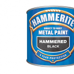 HAMMERED ENAMEL BLACK 5 LITRE HAMMERITE