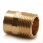 COPPER STRAIGHT MALE CONNECTOR 15MM X 1/2 ENDFEED