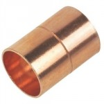 COPPER STRAIGHT COUPLING 42MM ENDFEED