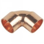 COPPER ELBOW 8MM ENDFEED  
