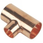 COPPER REDUCING TEE 28MM X 28 X 15 ENDFEED