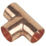 COPPER EQUAL TEE 28MM ENDFEED  