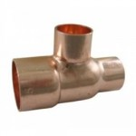 COPPER REDUCING TEE 28MM X 22 X 15 ENDFEED