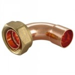 COPPER BENT UNION ADAPTOR 28MM X 1.1/4" ENDFEED