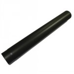 FLUE PIPE VITREOUS ENAMEL 150 X 600MM BLACK WITH DOOR