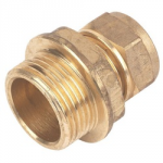 STRAIGHT MALE IRON COUPLING 54MM X 2" COMPRESSION