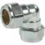 ELBOW 15MM CHROME COMPRESSION