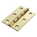 BUTT HINGE BRASS WITH STEEL WASHER 100 X 68MM